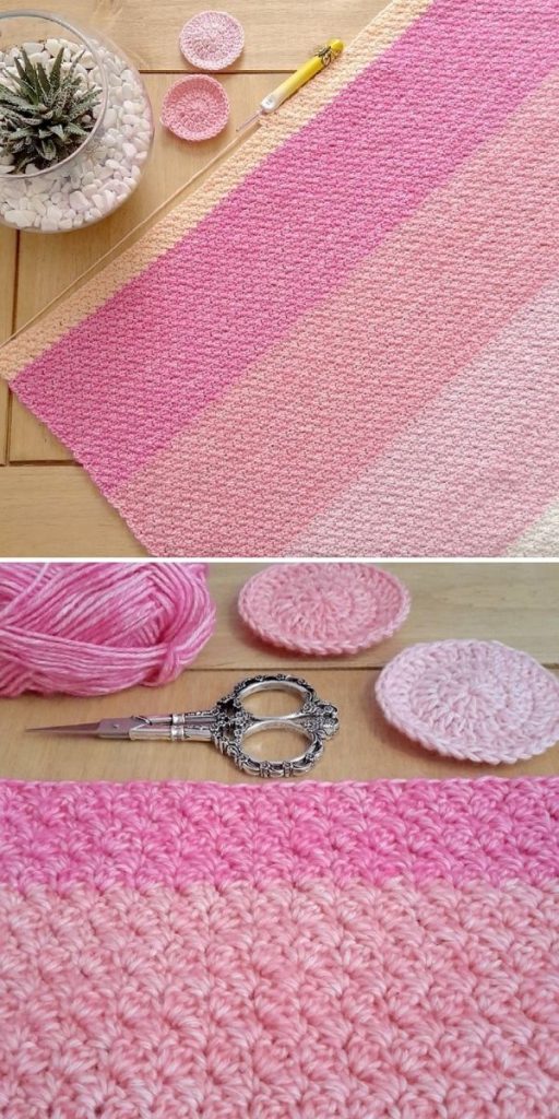 rose suzette stitch blanket