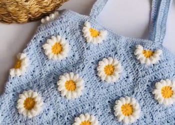 Crochet market bag free pattern