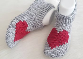 easy crochet slippers pattern free