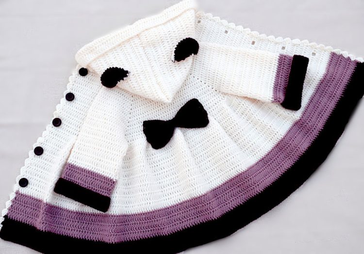 crochet coat for little girl